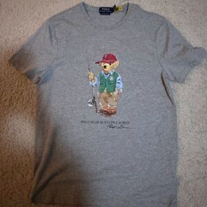 Ralph Lauren Men’s Gray Bear Tee